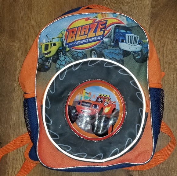 blaze and the monster machines backpack and lunchbox